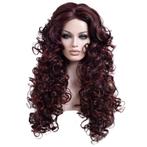 Luxe Diva pruik lang haar veel volume en prachtige krullen, Verzenden, Nieuw, Pruik of Haarverlenging