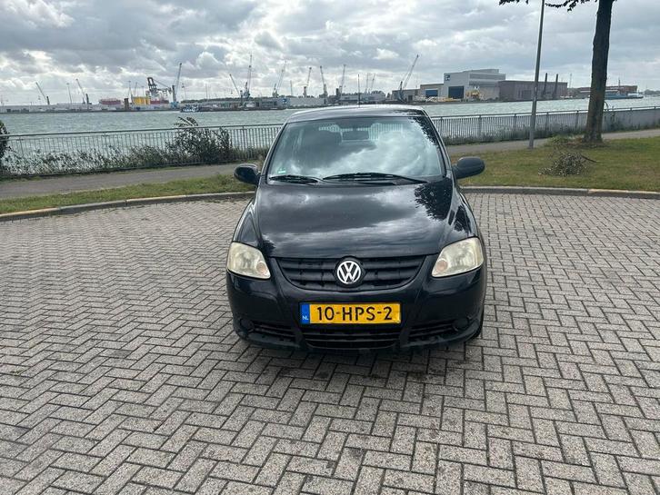 Volkswagen Fox 1.2 40KW 2009 Zwart, Auto's, Volkswagen, Bedrijf, Fox, Benzine, C, Hatchback, Handgeschakeld, Origineel Nederlands