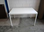 Witte tafel , eettafel,  werktafel, Ophalen, Zo goed als nieuw