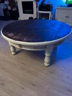 GRATIS ……Salontafel met 4 lades, Huis en Inrichting, Ophalen, 100 tot 150 cm, Rond, Zo goed als nieuw