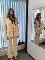 Pom Amsterdam Set Blazer & Pantalon Maat 38/40, Maat 38/40 (M), Kostuum of Pak, Verzenden, Beige