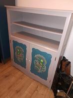 Prachtig kastje met gedecoreerde deurtjes, Huis en Inrichting, Ophalen, 25 tot 50 cm, 100 tot 150 cm