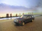 1989 facelift Mercedes Benz S124 Touring - Herpa donkerblauw, Ophalen of Verzenden, Zo goed als nieuw