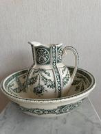 Engels Wedgwood Cameo lampetstel kan met kom, Ophalen of Verzenden