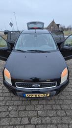 Ford Fusion 1.4 16V 2006 Zwart, Auto's, Voorwielaandrijving, 15 km/l, Zwart, Origineel Nederlands