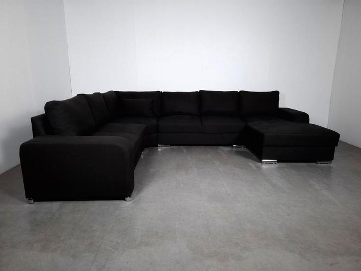 Hoge kwaliteits U-Hoekbank | GRATIS BEZORGING | Gereinigd, Huis en Inrichting, Banken | Bankstellen, Gebruikt, Hoekbank, Vierpersoons of meer