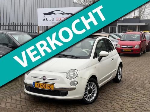 Fiat 500 C 1.2 Lounge Cabrio|Airco|Leer|Nieuw koppeling |Nie, Auto's, Fiat, Bedrijf, Te koop, 500C, ABS, Airbags, Airconditioning