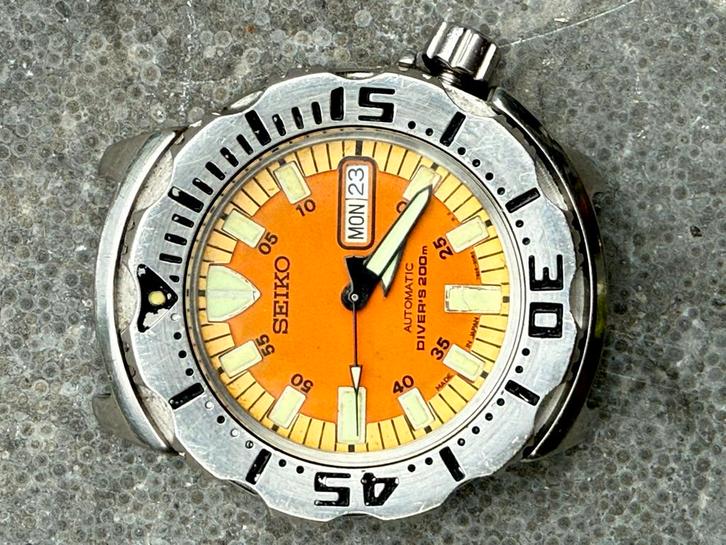 Seiko Orange Monster Gen 1 - Duikhorloge, Sieraden, Tassen en Uiterlijk, Horloges | Heren, Gebruikt, Polshorloge, Seiko, Staal