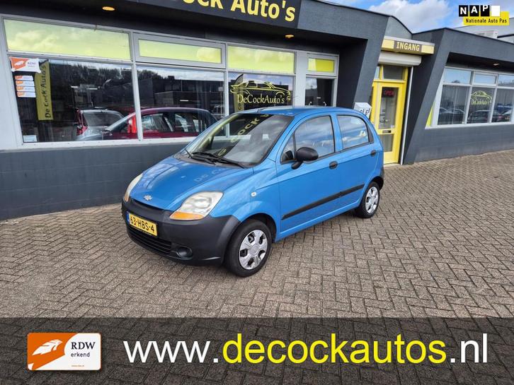 Chevrolet Matiz 0.8 Pure/APK 10-2026, Auto's, Chevrolet, Bedrijf, Te koop, Matiz, ABS, Airbags, Startonderbreker, Benzine, Euro 4