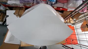 Hoekplank / Wandrek van MDF - Wit (50x50x37 cm) beschikbaar voor biedingen