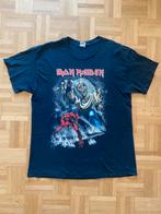 Iron maiden rock band tee world tour 2016, Kleding | Heren, T-shirts, Ophalen of Verzenden, Zo goed als nieuw, Zwart