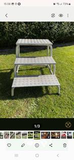 Aluminium Opstap Stacaravan/Camper - Zeer Goede Staat, Ophalen of Verzenden, Zo goed als nieuw