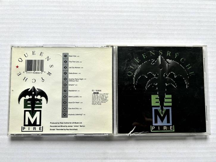 CD - Queensrÿche - Empire, Cd's en Dvd's, Cd's | Hardrock en Metal, Zo goed als nieuw, Verzenden