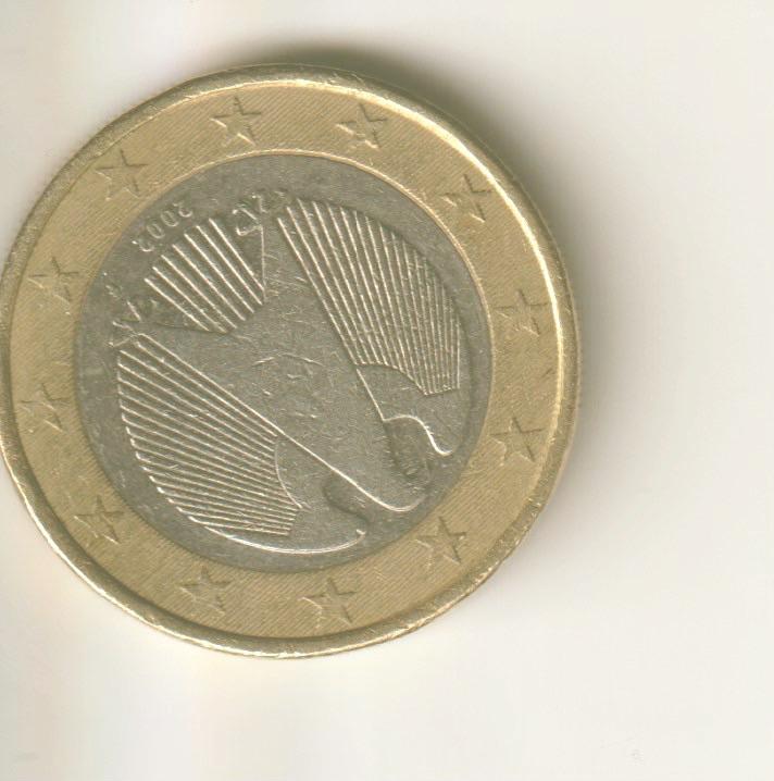 1 euro 2002 f duitsland, Postzegels en Munten, Munten | Europa | Euromunten, Verzenden, Duitsland, 2 euro