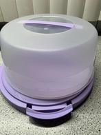 Taart bewaardoos 30 cm hoog model NIEUW !!, Huis en Inrichting, Ophalen, Nieuw, Paars, Overige typen