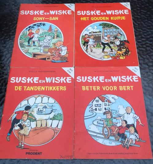 Set van 4 suske en wiske info strips, Boeken, Stripboeken, Zo goed als nieuw, Meerdere stripboeken, Ophalen