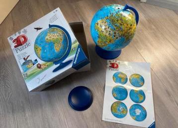 Ravensburger 3D Aardbol Puzzel Compleet beschikbaar voor biedingen