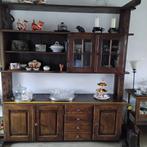 Wandmeubel massief eiken hand gemaakt, Ophalen, Gebruikt, Met deur(en), 200 cm of meer
