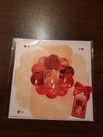 Kaartje VALENTIJN kaarsen, Hobby en Vrije tijd, Kaarten | Zelfgemaakt, Ophalen of Verzenden, Nieuw, Overige thema's