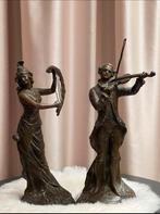 2 antieke beelden, Ophalen of Verzenden