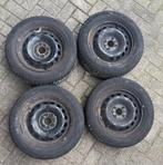 Fiat 500 Bridgestone 175/65/14 winterbanden stalen velgen, Ophalen of Verzenden, Gebruikt