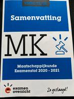 Samenvatting Maatschappijkunde VMBO TL/GL 2020-2021, Ophalen of Verzenden, Gamma, Zo goed als nieuw, Niet van toepassing