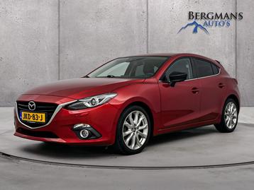 Mazda 3 2.0 GT-M // LEDER // STOELVERWARMING // (bj 2015) beschikbaar voor biedingen