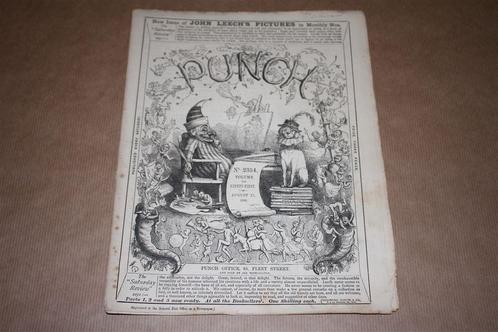 Zeldzaam antiek magazine - Punch - August 21, 1886 !!, Verzamelen, Tijdschriften, Kranten en Knipsels, Tijdschrift, Ophalen of Verzenden