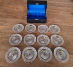 12 Hofbauer kristallen onderzetters, Ophalen of Verzenden, Zo goed als nieuw, Glas of Kopje