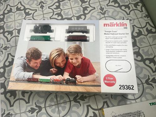 Complete Märklin H0 startset + Trix digitale loc + scenery, Hobby en Vrije tijd, Modeltreinen | H0, Zo goed als nieuw, Treinset