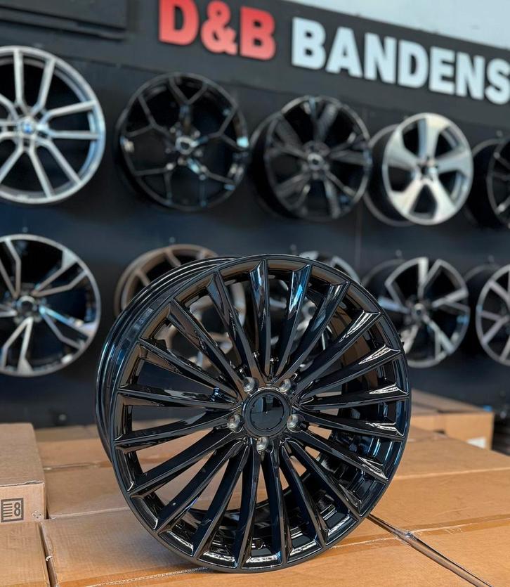 19 inch amg look velgen 5x112 Mercedes a b c cla gla e s eqa, Auto-onderdelen, Banden en Velgen, Velg(en), 19 inch, 225 mm, Personenwagen