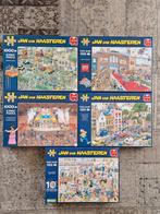 Jan v Haasteren Puzzels: 5 voor €25, Hobby en Vrije tijd, Denksport en Puzzels, Ophalen, 500 t/m 1500 stukjes, Zo goed als nieuw