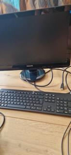 Philips Monitor + HP Toetsenbord + draadloze Muis, Computers en Software, Monitoren, Ophalen, Philips, Gebruikt, Full HD