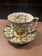 Royal Albert floral series dogwood, Ophalen of Verzenden, Zo goed als nieuw, Porselein, Kop en/of schotel