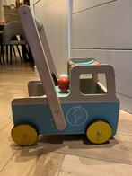 Houten ijscowagen/loopwagen van Janod, Kinderen en Baby's, Speelgoed | Houten speelgoed, Ophalen, Zo goed als nieuw, Duw- of Trekspeelgoed