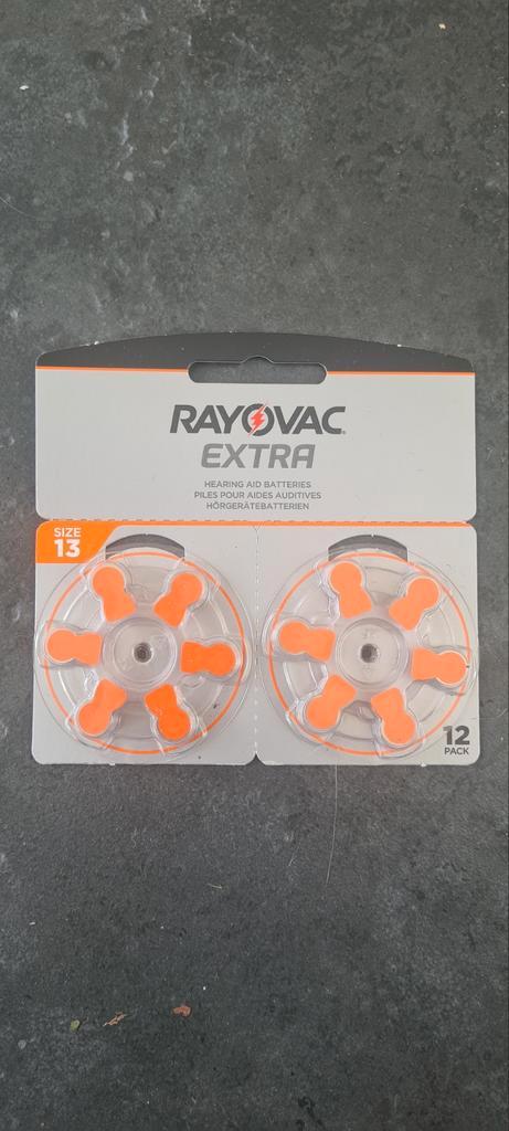 RAYOVAC EXTRA Size 13 Hoorbatterijen - Nieuw, Audio, Tv en Foto, Accu's en Batterijen, Nieuw, Ophalen of Verzenden