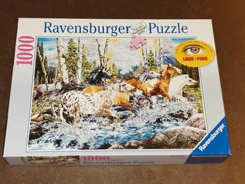 Puzzel 1000 paarden look + find Ravensburger beschikbaar voor biedingen