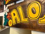 Groot houten Aloha Tiki bar bord 99 cm, Ophalen of Verzenden, Nvt, Nvt, Nvt