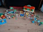 Playmobil pony caravan/ trailer 70510, Ophalen of Verzenden, Zo goed als nieuw, Complete set