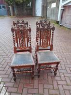 Set antieke mechelse stoelen, Ophalen of Verzenden