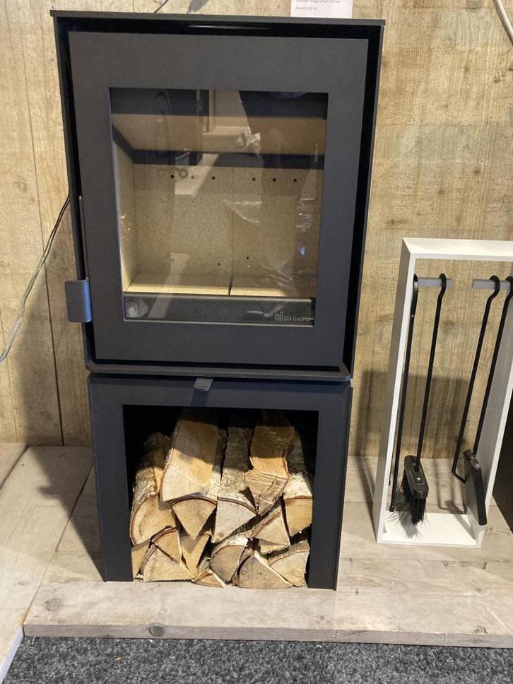 Dik Geurts Modivar 5 Store Front uit VOORRAAD leverbaar !!!!, Huis en Inrichting, Kachels, Nieuw, Vrijstaand, Houtkachel, Hout