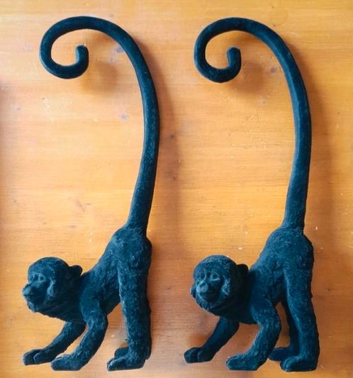 Decoratie aap zwart velvet (2), Huis en Inrichting, Woonaccessoires | Overige, Nieuw, Ophalen of Verzenden