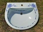 Licht blauwe Delfts blauwe antieke wasbak Royal Sphinx, Ophalen
