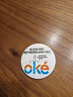 B 262 Nederland Oké Speldje, Button, Ophalen of Verzenden, Gebruikt, Overige onderwerpen, Speldje of Pin