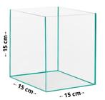 Volglas Aquarium 15x15x15, Dieren en Toebehoren, Vissen | Aquaria en Toebehoren, Nieuw, Ophalen of Verzenden, Leeg aquarium, Nvt