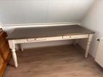 Brokante tafel met lades 200  x  90  CM, Antiek en Kunst, Antiek | Meubels | Tafels, Ophalen