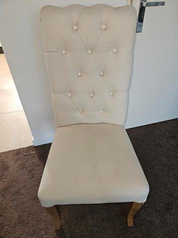 Beige urban sofa chesterfield look stoelen keuken  beschikbaar voor biedingen