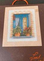BORDUURPAKKET LANARTE BLUE WINDOW, Hobby en Vrije tijd, Verzenden, Nieuw, Handborduren, Borduurpakket