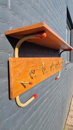 vintage schoolkapstok, Ophalen, Gebruikt, Hout, Wandkapstok