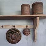 Brocante oude koperen bakvorm bakvormpje puddingvorm *Etage3, Huis en Inrichting, Gebruikt, ., Ophalen of Verzenden, .